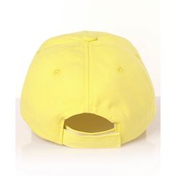 Babyhug Cotton Peppa Pig Print Summer Cap Yellow - Diameter 57 cm