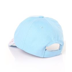 Disney By Babyhug Cotton Cindrella Print Summer Cap Blue - Diameter 56  cm