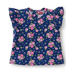 Babyhug Tops and Skirts Girl Half sleeves Back-Buttons