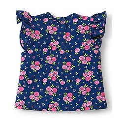 Babyhug Tops and Skirts Girl Half sleeves Back-Buttons