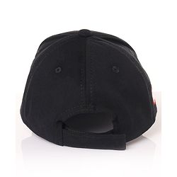 Babyhug Marvel  Captain America Summer Cap Black - Circumference  57 cm