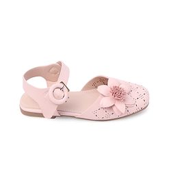 Cute Walk by Babyhug Bellies with Buckle Closure Floral Applique - Navy Blue