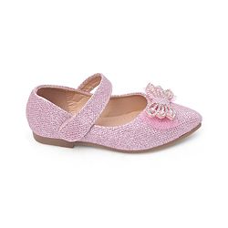Cute Walk by Babyhug Bellies with Velcro Closure & Bow Applique - Pink