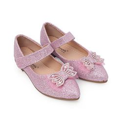 Cute Walk by Babyhug Bellies with Velcro Closure & Bow Applique - Pink