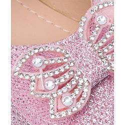 Cute Walk by Babyhug Bellies with Velcro Closure & Bow Applique - Pink