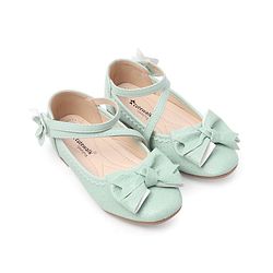 Cute Walk by Babyhug Bellies with Velcro Closure & Bow Applique - Green