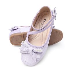 Cute Walk by Babyhug Bellies with Velcro Closure & Bow Applique - Purple