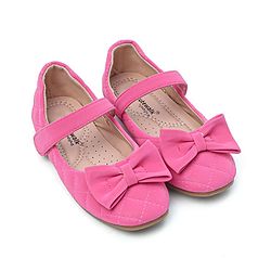 Cute Walk by Babyhug Bellies with Velcro Closure with Bow Applique - Pink