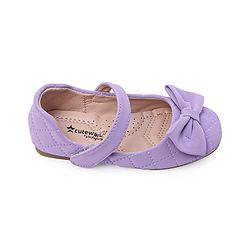 Cute Walk by Babyhug Bellies with Velcro Closure with Bow Applique - Pink