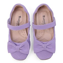 Cute Walk by Babyhug Bellies with Velcro Closure with Bow Applique - Pink