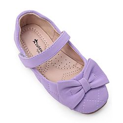 Cute Walk by Babyhug Bellies with Velcro Closure with Bow Applique - Pink
