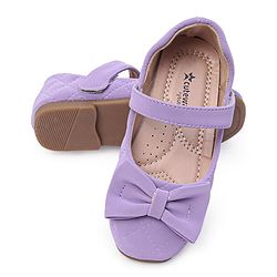 Cute Walk by Babyhug Bellies with Velcro Closure with Bow Applique - Pink