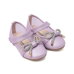 Cute Walk By Babyhug Bellies with Velcro Closure & Bow Applique - Pink