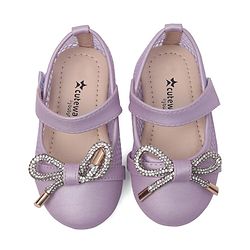 Cute Walk By Babyhug Bellies with Velcro Closure & Bow Applique - Pink