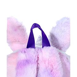 Babyhug Soft Plush Kids Kitten School Bag Purple - 12 Inches
