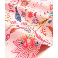 Babyhug Half Sleeves Kaftan Top With Leggings Floral Print- Peach