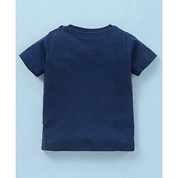 Babyhug Cotton Knit Half Sleeves Text & Balls Printed T-Shirts Pack of 3 - Red & Navy Blue