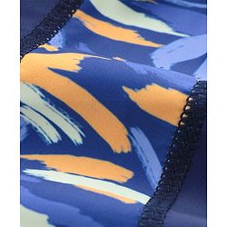 Babyhug Swimming Trunk Text Print - Blue