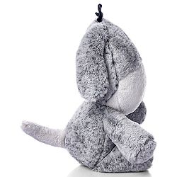 Babyhug Dog Soft Toy Grey - Height 47 cm