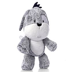 Babyhug Dog Soft Toy Grey - Height 47 cm