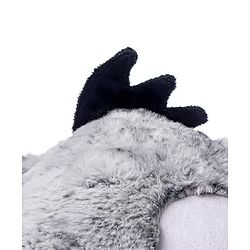 Babyhug Dog Soft Toy Grey - Height 47 cm