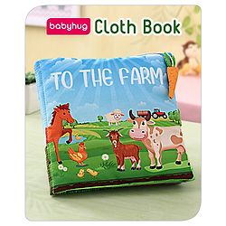 Babyhug Cloth Book Farm Animals - Multicolor