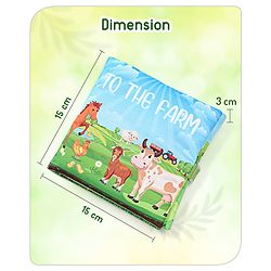 Babyhug Cloth Book Farm Animals - Multicolor