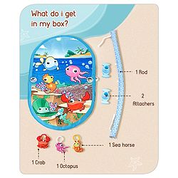 Babyhug Farm Animal Playgym - Multicolour | Farmyard Activity Mat with Interactive Hanging Toys | Encourages Sensory Exploration & Motor Development | Soft & Safe for Babies | BIS Certified