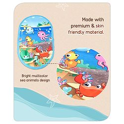 Babyhug Farm Animal Playgym - Multicolour | Farmyard Activity Mat with Interactive Hanging Toys | Encourages Sensory Exploration & Motor Development | Soft & Safe for Babies | BIS Certified