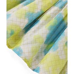 Babyhug Cotton Sleeveless Ethnic Dress With Tie & Dye Print - Green Blue & White