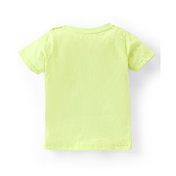 Babyhug Cotton Knit Half Sleeves Nightsuit Set Dino Print - Green