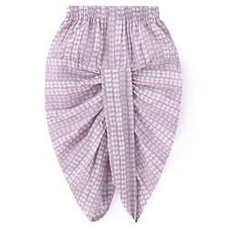 Babyhug 100% Cotton Printed Kurta with Printed Dhoti Set - Purple