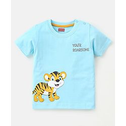 Babyhug Cotton Jersey Half Sleeves Striped T-Shirts Pack Of 3 - Yellow & Blue