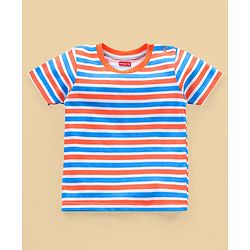 Babyhug Cotton Jersey Half Sleeves T-Shirt Shark Print Pack Of 3 - Blue