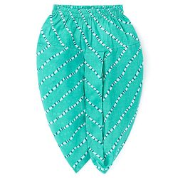 Babyhug 100% Cotton Full Sleeves Leafs Printed Kurta with Printed Dhoti Set - Sea Green