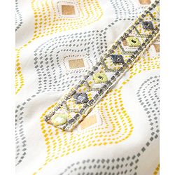 Babyhug 100% Cambric Full Sleeves Kurta With Dhoti Argyle Print - Beige