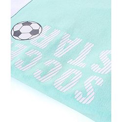 Babyhug Cotton Half Sleeves T-Shirt Color Block- Blue