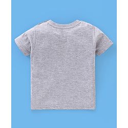 Babyhug Cotton Half Sleeves T-Shirt Stripes & Sports Print Pack of 5- Green & Blue