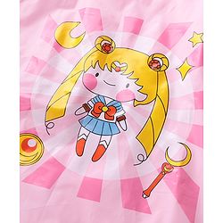 Babyhug Full Sleeves Hooded Raincoat Cartoon Print - Pink