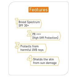 Babyhug Advanced Mineral Based Sunscreen with SPF 30 + & PA+++ & Broad Spectrum Protection and No White Cast - 50 g