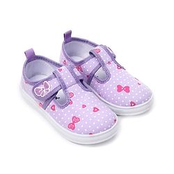 Cute Walk by Babyhug Casual Shoes with Velcro Closure & Bow Printed - Purple