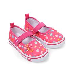 Cute Walk by Babyhug Casual Shoes with Velcro Closure Floral Print - Pink