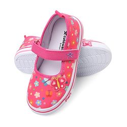 Cute Walk by Babyhug Casual Shoes with Velcro Closure Floral Print - Pink