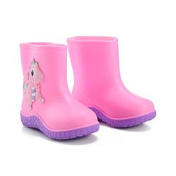 Cute Walk by Babyhug Slip On Gumboots with Dino Applique Yellow (Design May Vary)