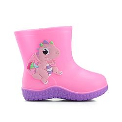 Cute Walk by Babyhug Slip On Gumboots with Dino Applique Yellow (Design May Vary)