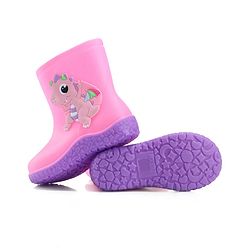 Cute Walk by Babyhug Slip On Gumboots with Dino Applique Yellow (Design May Vary)