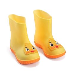 Cute Walk by Babyhug Duck Appliqued Slip On Gumboots - Yellow