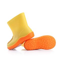 Cute Walk by Babyhug Duck Appliqued Slip On Gumboots - Yellow
