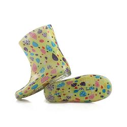 Cute Walk by Babyhug Slip On Balloons Printed Gumboots - Multicolour
