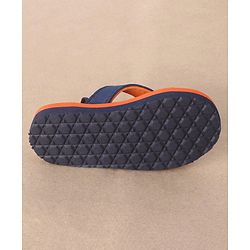 Cute Walk by Babyhug Casual Slip On Flip Flops with Back Strap Beaver Print - Dark Orange